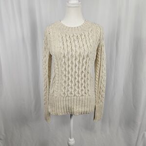 St. John's Bay Cream Cable Knit Sweater